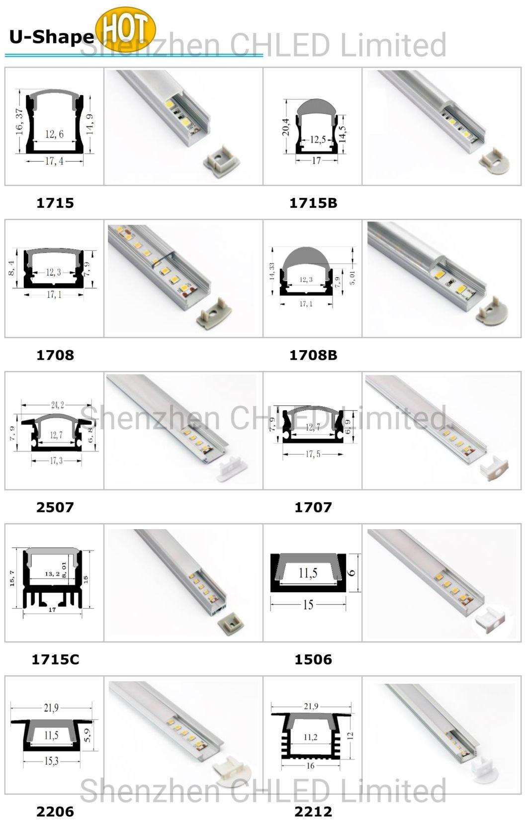 1919 Anodized 6063-T5 Aluminium Extrusion Profiles + SMD LED Strip Light = LED Linear Lighting Product