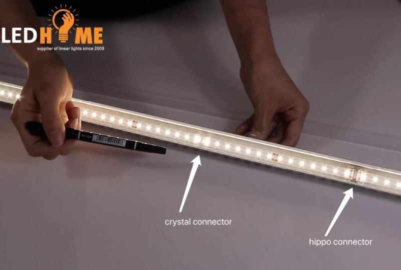 IP20 6/8/10 mm Clicktight COB LED Strip Connector