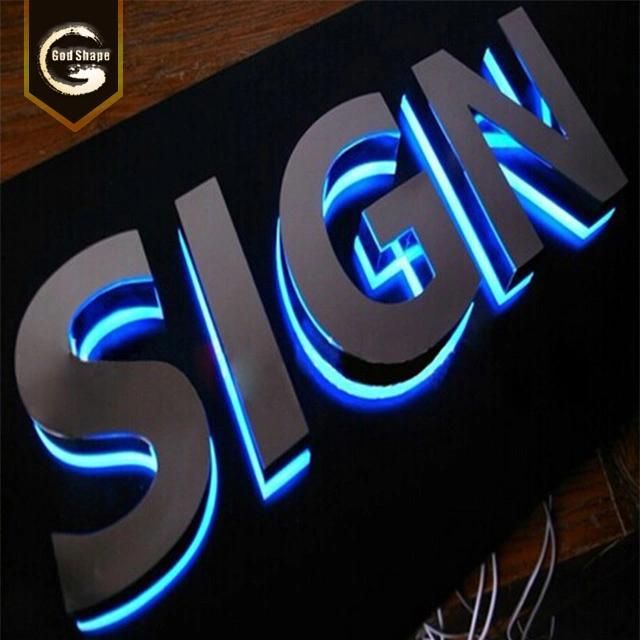 Company Signs LED Acrylic Light Channel Letters Outdoor 3D Acrylic Front Lit LED Shop Sign