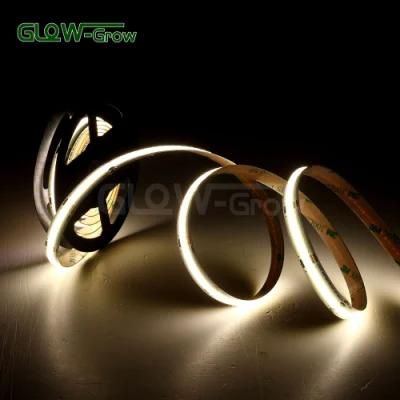 Suppliers CCT Changing Color 3000K/4000K/6000K 24V Tape COB LED Strip Light for House TV Backlight Bedroom Decoration