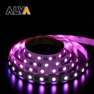 15m/Roll RGB SMD5050 Long Flexible Rope Light 12V 24V LED Strip with TUV CE, IEC