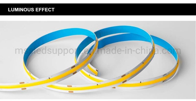 180 Degree Big View Angle High Bright COB 24V 3000K 4000K 6000K Flexible LED Strip Light