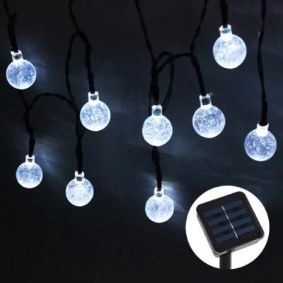 20LED Colorful Crystal Ball Solar Globe Fairy Lights