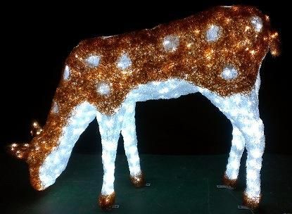 Waterproof Light up Christmas Reindeer for Amusement Park Resort