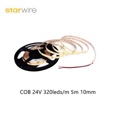 CE UL Certification COB LED Strips 10mm PCB 10W DC24V