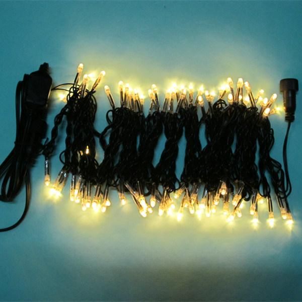 220V 10m 100LEDs Christmas Decorative Connectable Cool White LED String Light