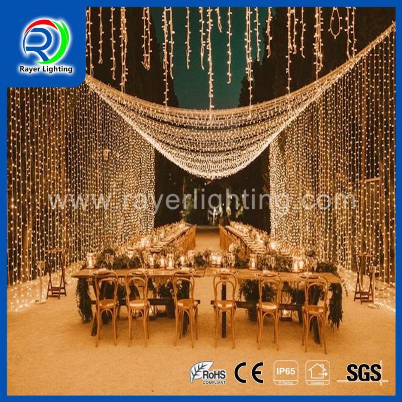 Wedding Home Hall Decoration Lights Christmas Light LED Curtain Light