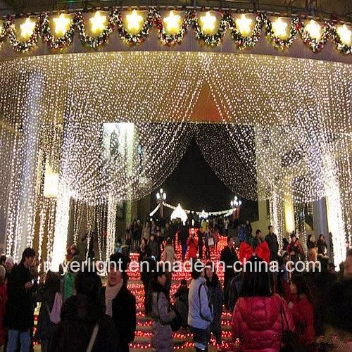 LED Waterfall Light Icicle Decorative Lights Christmas Mall Decoration LED Curtain Light