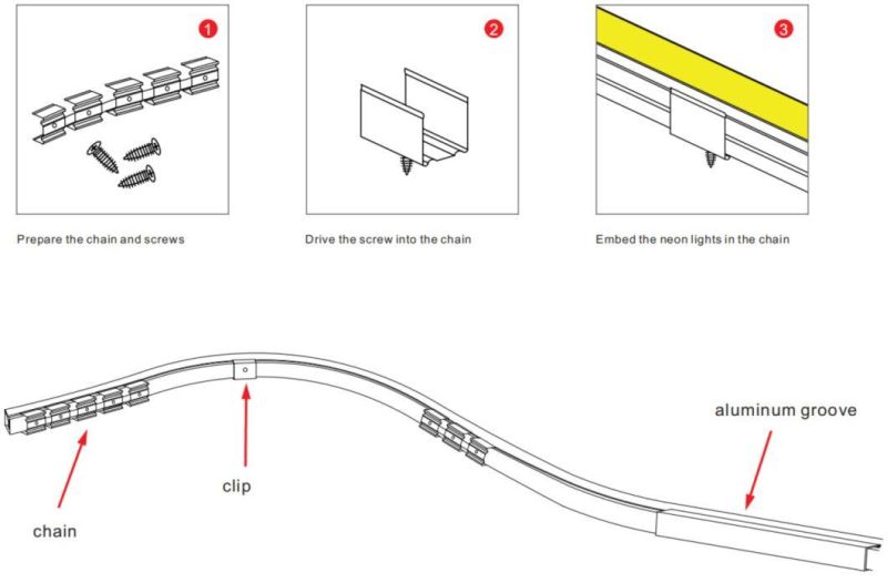 Ne D13f Waterproof IP67 Side-View Flexible Food-Grade High Quality Silicone Neon Profile Light