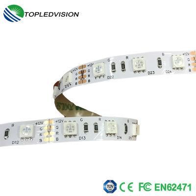 High Bright SMD5050 RGB LED Ribbon Strip 60LEDs/M