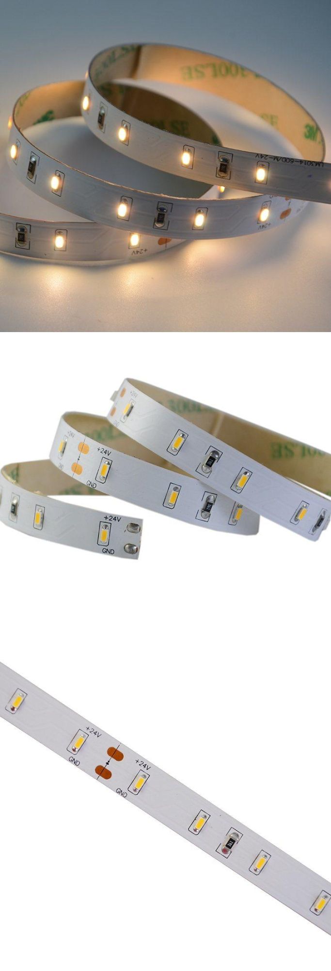 SMD3014 60LEDs/m DC24V 10mm LED Strip with High Quality