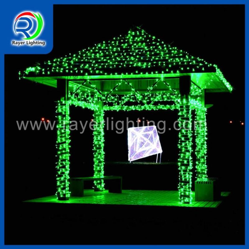 LED Lighting Chain Garden Christmas Outdoor Green String Lights