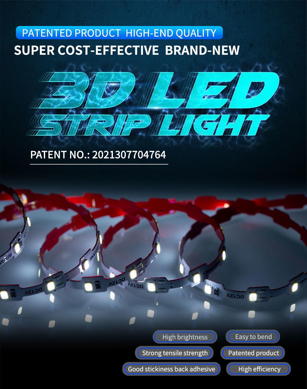 Good Quality Low Price 2 Years Warranty 60LEDs Per Meter 12VDC 2835SMD S Shape Zigzag LED Strip