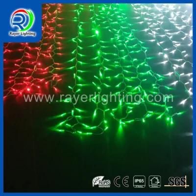 Christmas Decoration Festival Light Wedding Decoration Green LED Curtain Light