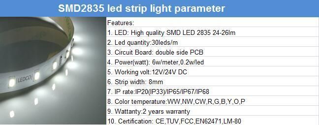 LED Light LED Strip SMD 2835 30LEDs/M