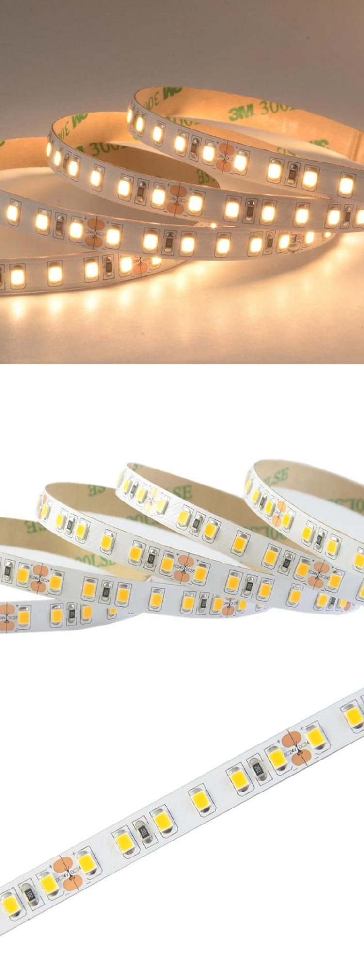 LED List 24VDC LED SMD2835 120leds/m 10mm led strip flex