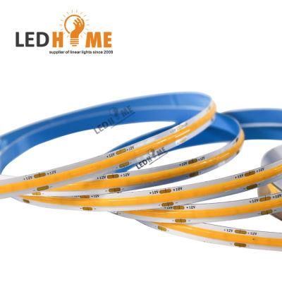 Customized Length 504LED Chips DC12V 10W Ra90 2700K 8mm COB Flexible LED Strip