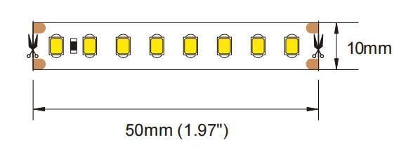 SMD LED Strip Light 2835 160LEDs/M DC24V for Backlight