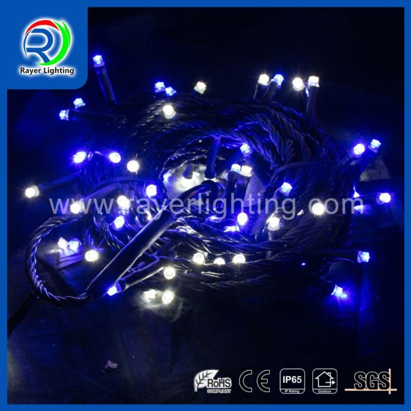 Double Color Christmas Lighting Chain LED Colorful String Lights