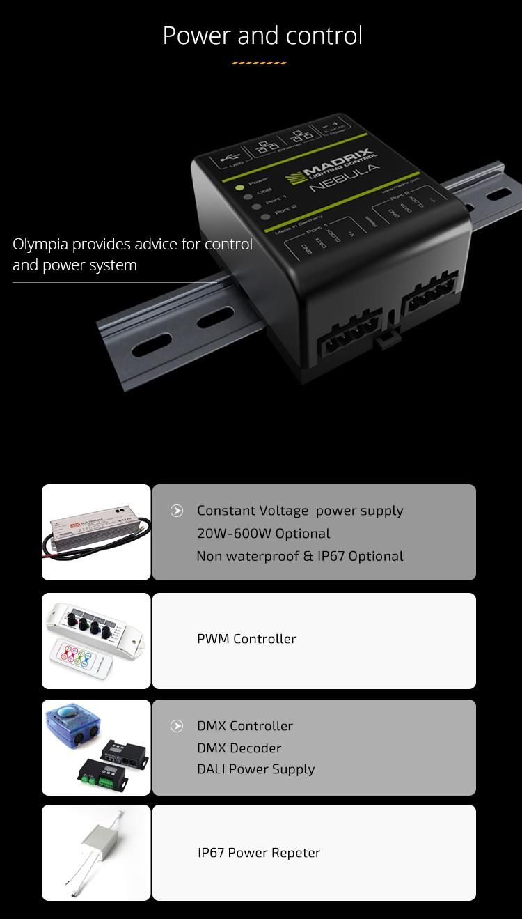 Dome Surface Multic RGB LED Lighting