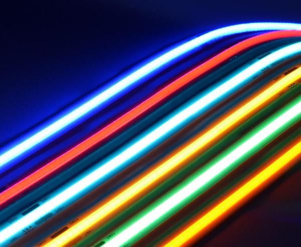 2022 New RGB+2700K/3000K Rgbww COB LED Strip Lighting