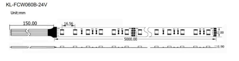 RGBW LED Strip Kit Set 60LED Per Meter LED Multicolor Strip Light