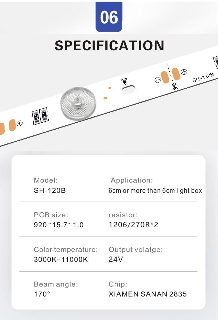 LED Strip Light for Ceiling Suspended Mounted Acrylic Light Box