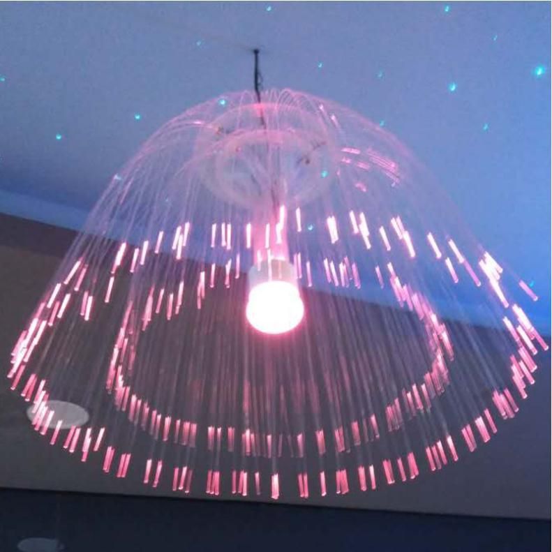 LED Decorative Lamps LED Fiber Optic Chandelier with Jellyfish Shape