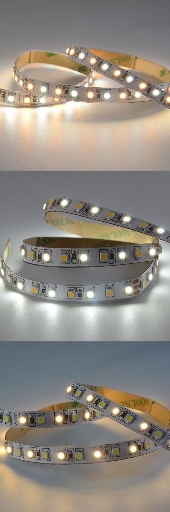 SMD 3528 9.6W 24DC Dual White Flexible LED Strips Light