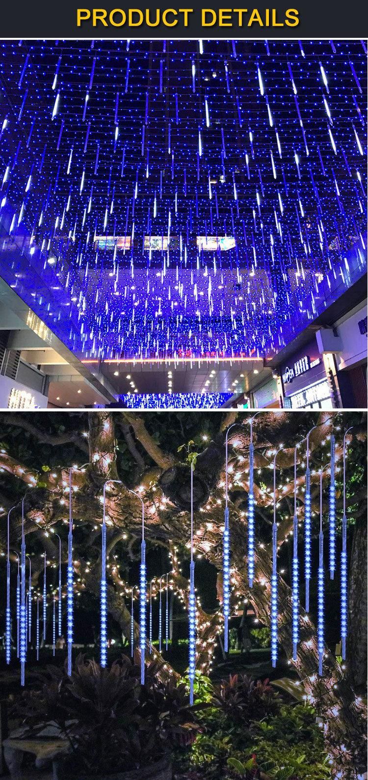 Outdoor Christmas Tubes LED Rain Meteor Shower Motif Lights