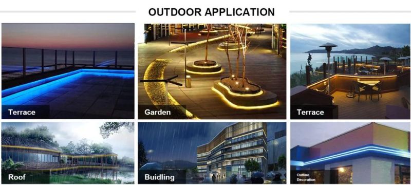 AC120V UL ETL Strip Light Rope Light Waterproof Outdoor Using IP65