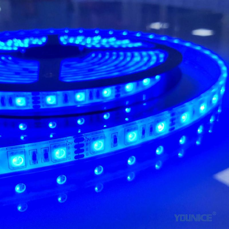 Color Changing 5050RGB LED Strip Rope Lights for Home Decoration Holiday Party Wedding Christmas