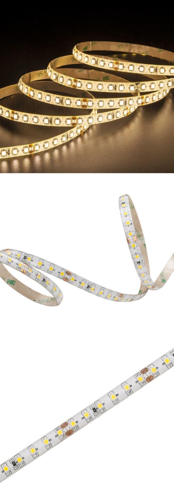 Waterproof 120LED/m 3528 LED 12V Warm White Flexible LED Strip Light