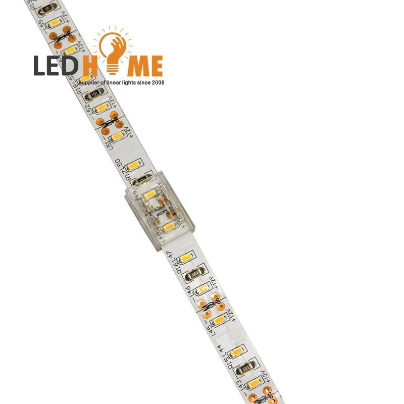 6/8/10mm Seamless Crystal Solder-Free Quick Connector for COB LED Strip