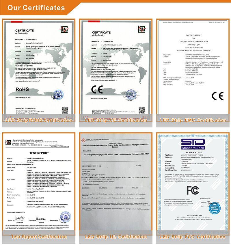 Super Brightness LED light SMD 5050 Magic LED with the cetifications of CE RoHS And FCC etc.