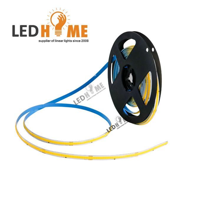 DC12V/24V 6W 10W 14W COB Strip Light Blue Color Dots Free LED Linear