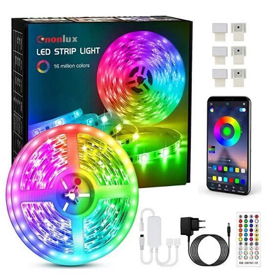 Wholesale Smart WiFi/Blueteeth Flex DC12V 5m Outdoor Flexible 2835 5050 SMD RGB Waterproof LED Strip/LED Strip Lights/LED Light Strip