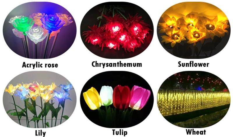 Toprex Decor Promotional Customizable Standing LED Light Flower