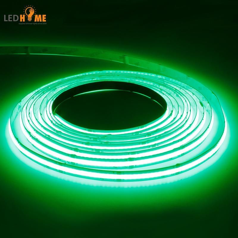 Wholesales Price 12V 24V COB LED Strip RGB 840 Chip 10mm COB Strip Light COB RGB LED Strip Tape Light