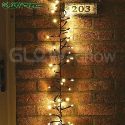 0.7m 70LEDs Rubber Cable Waterproof IP65 LED Cluster Light for Home Decoration