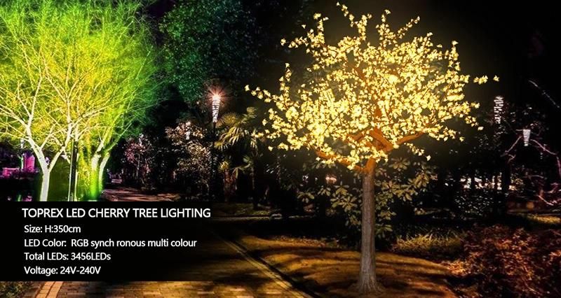 Outdoor Wedding Decoration IP65 LED Cherry Blossom Tree Light