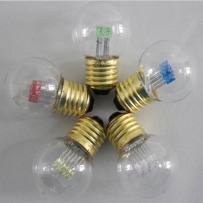 Holiday Decorating Bulbs DIP 220V G45 Globe Bulb E27 with PC Ball High Quality IP65waterproof