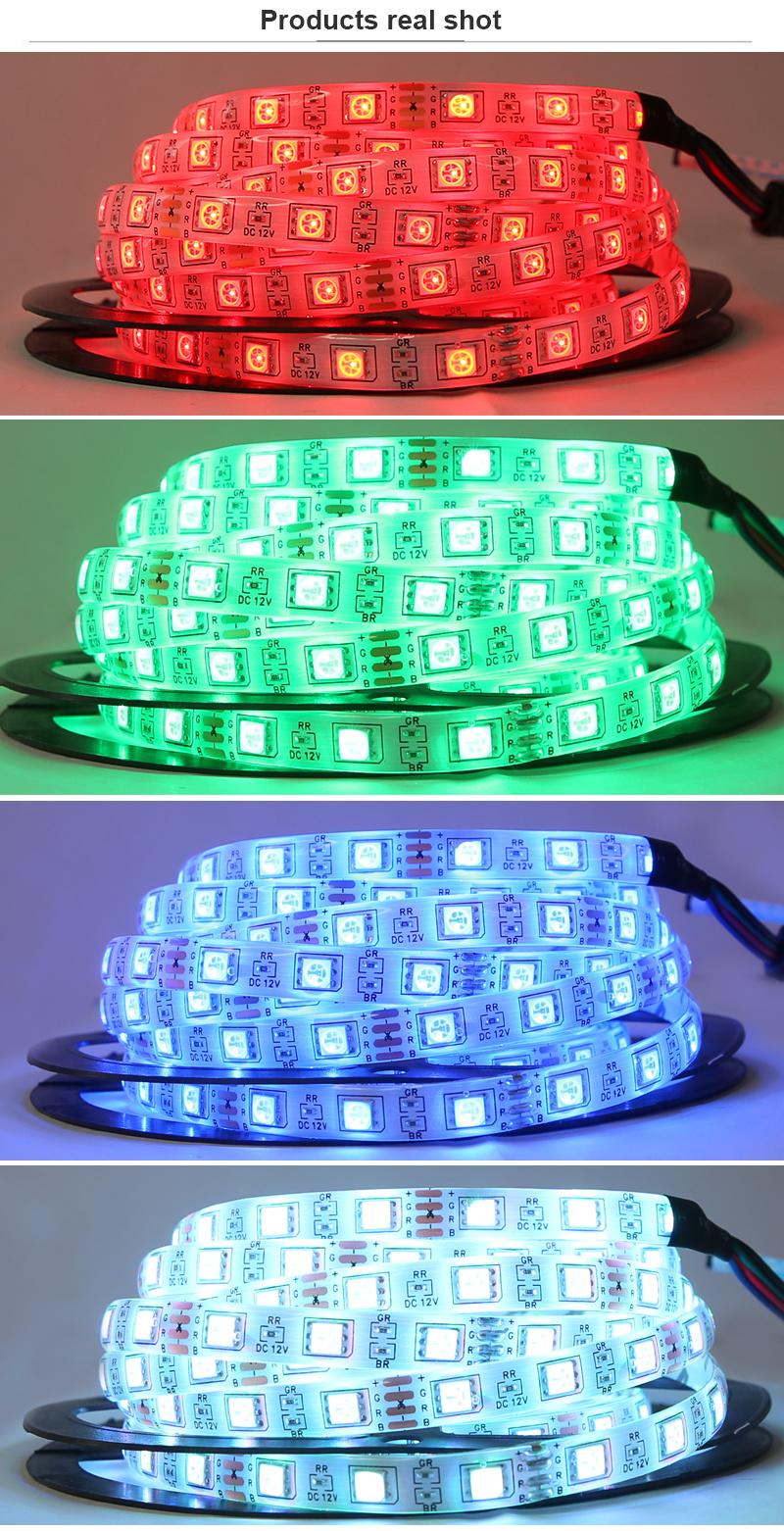 DC12V 5050SMD LED 44keys IR Remote Control LED RGB Strip Light