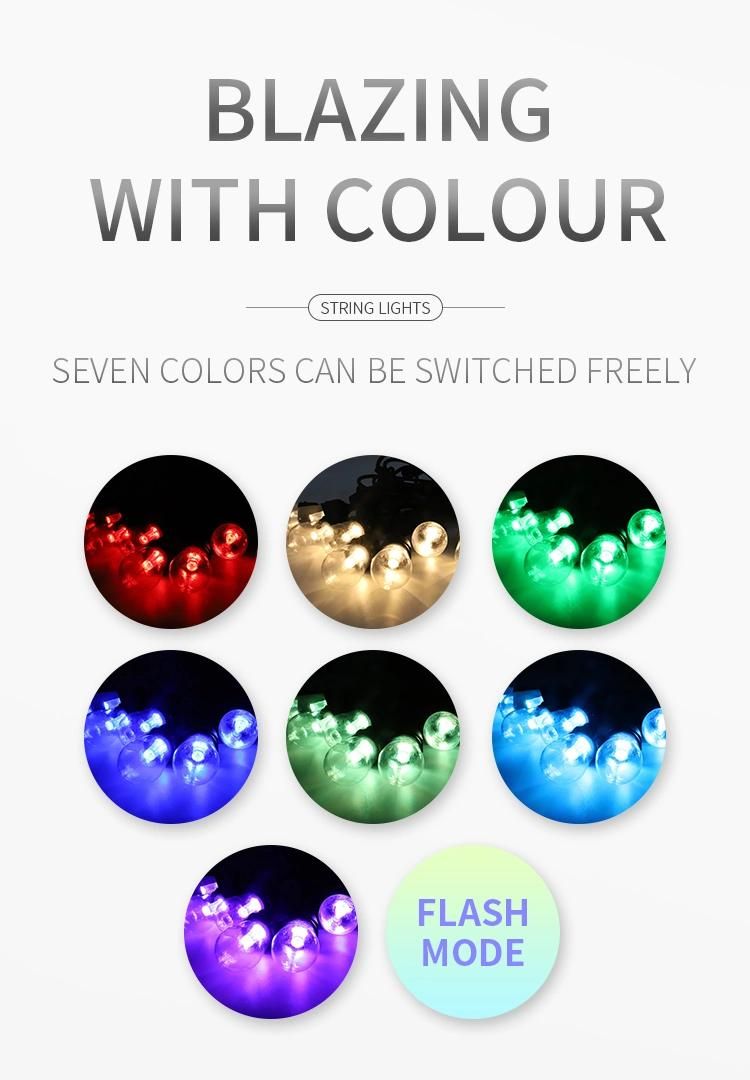 Smart RGB Christmas Tree Decoration Holiday Light String Lights