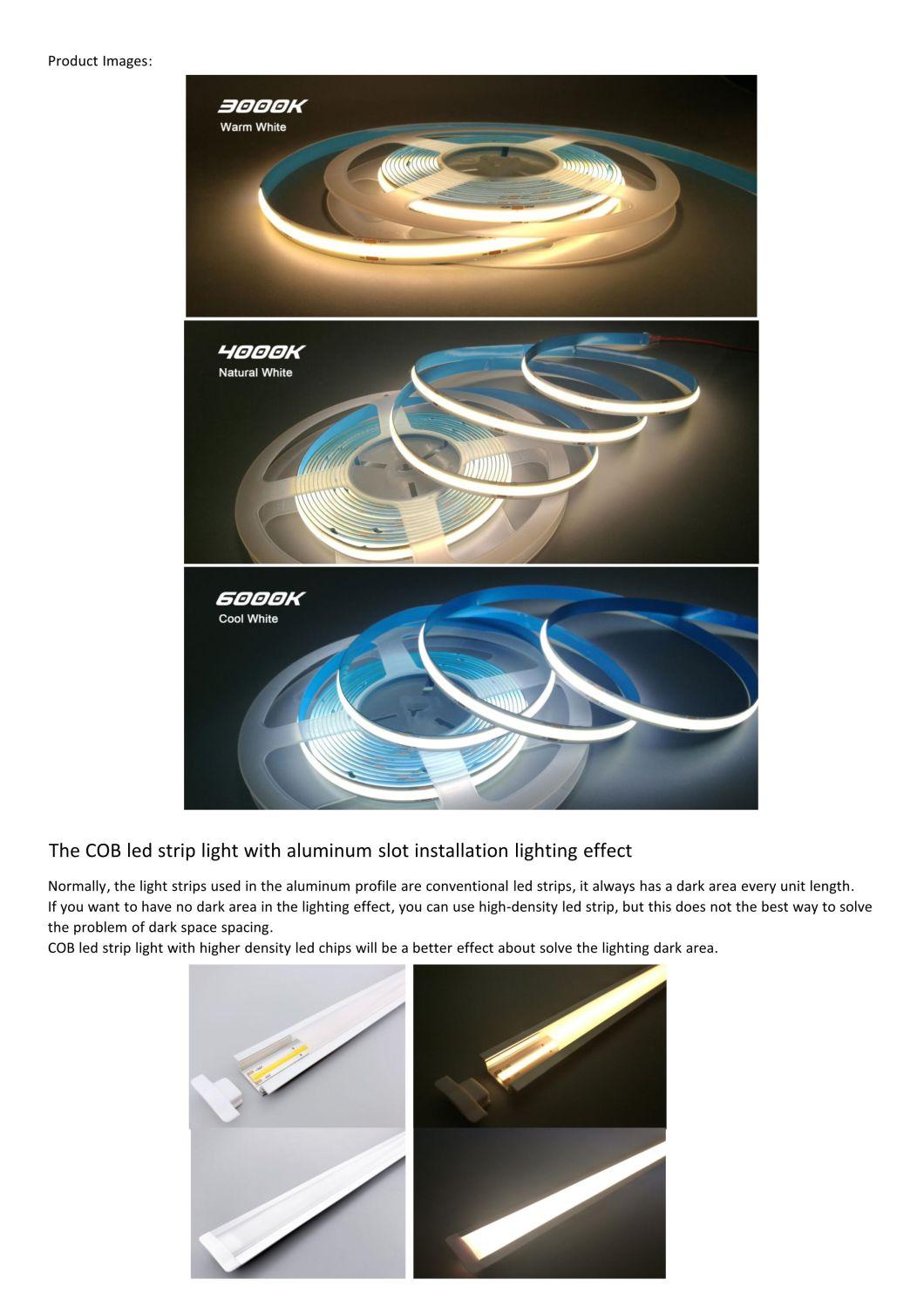 LED COB Strip Light Without Lighting Spot 9W/12W