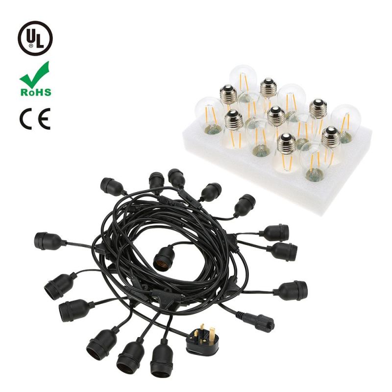 LED Festoon Lights Outdoor Spcw Wires E26 LED Festoon Lights Outdoor