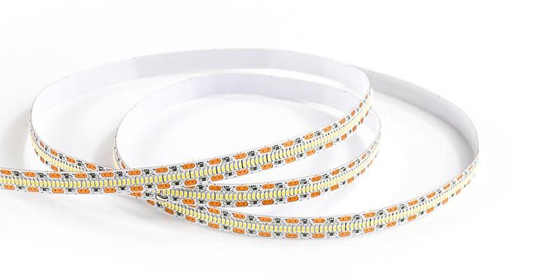 Super Efficiency Single Row LED Strip 1808 240LED Super Tiny 3mm 24volt IP68 Cold White 4000K LED Strip