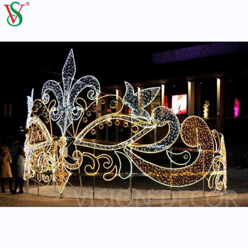 Party Mask 3D Sculpture Motif LED Outdoor Decoration Light