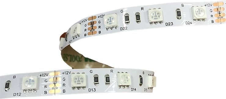 SMD5050 RGB LED Rope Light 12V DC Woth TUV Ce Certification