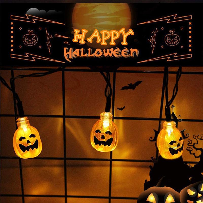 Halloween Pumpkin Solar String Light